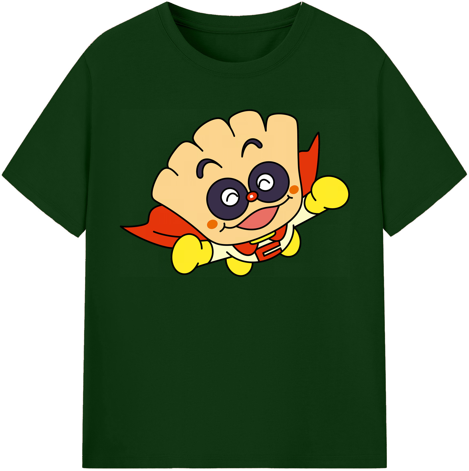 （画像用） アンパンマン Anpanman 綿100％半袖Tシャツ（フロントプリント）